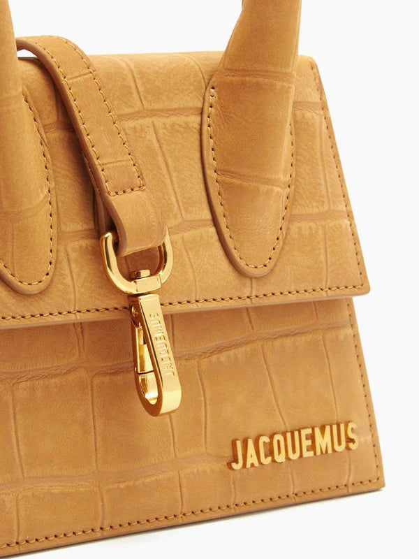 تشيكيتو حقيبة جلد بتأثير جلد التمساح